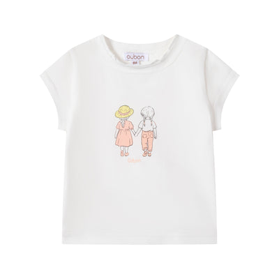 Oubon Friends T-shirt And Bloomer Set