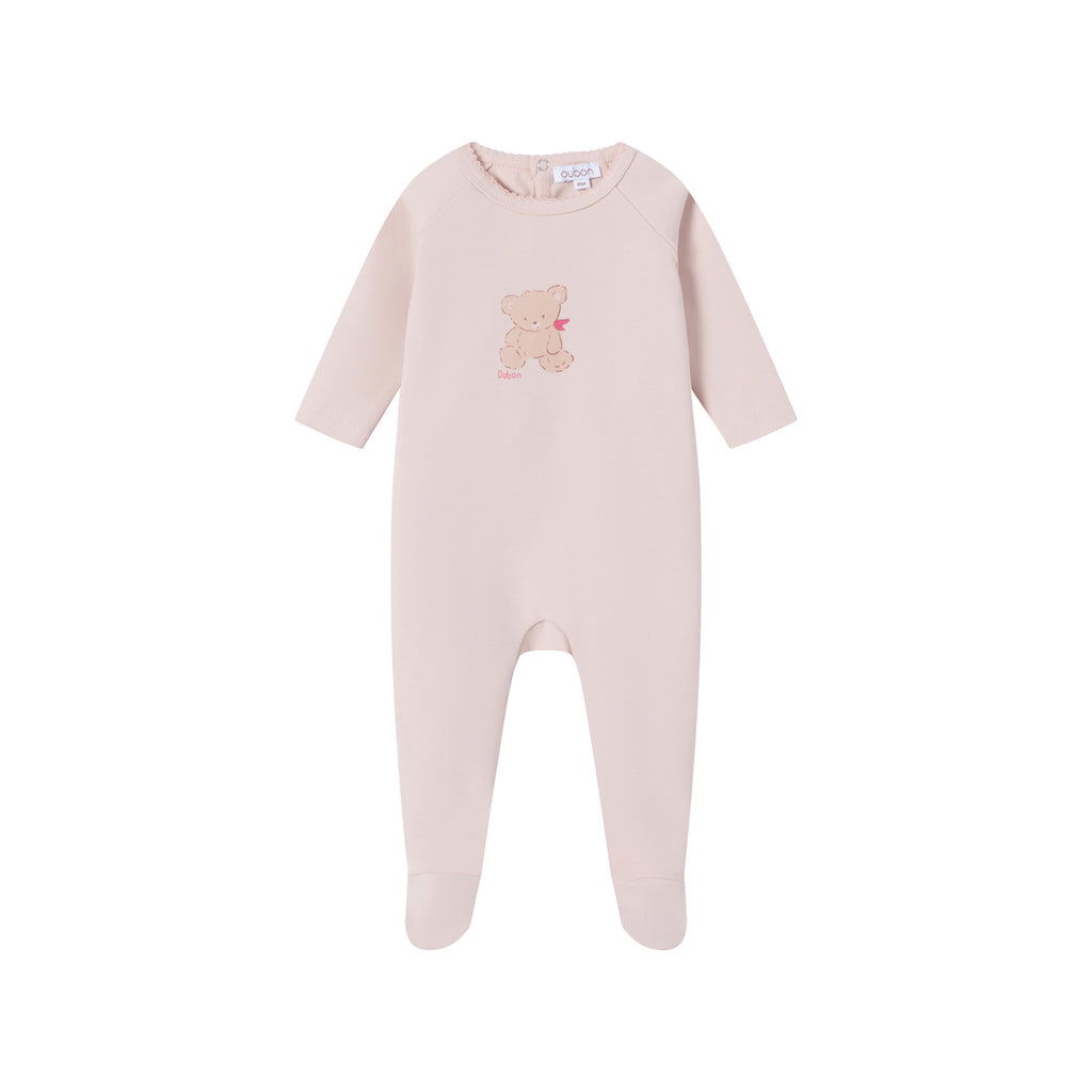 Oubon Girls Teddy Bear Footie