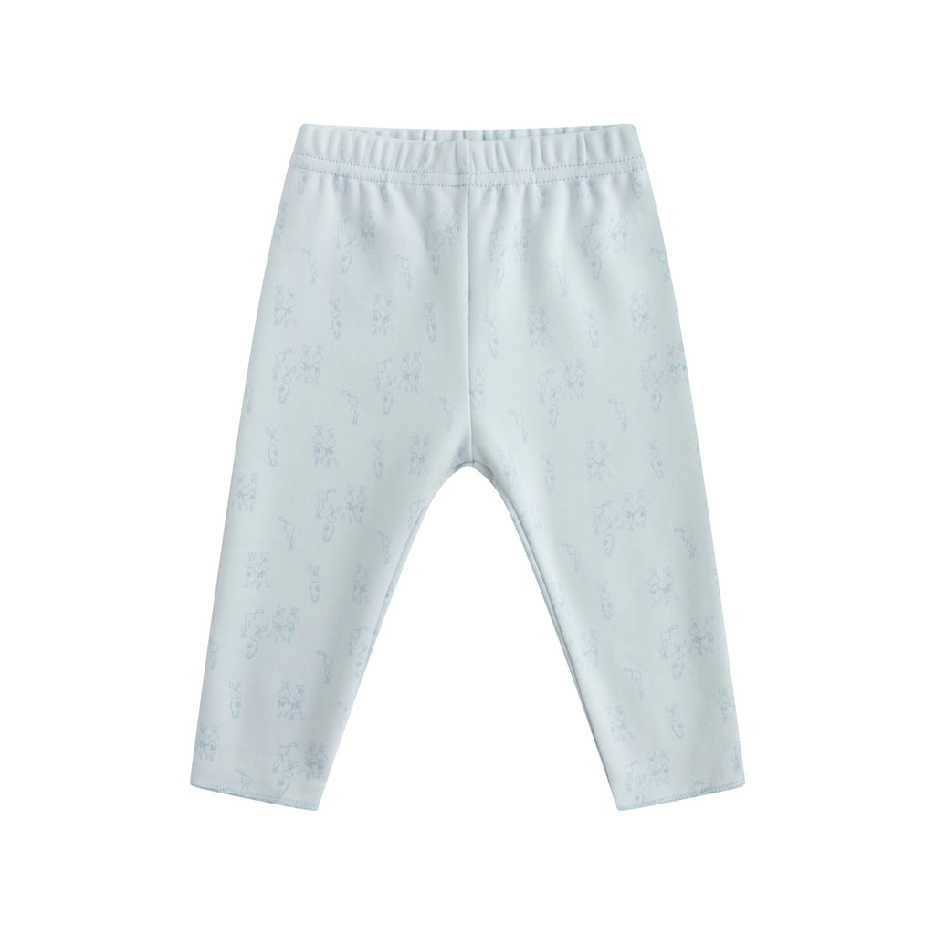 Oubon Boys Bunny Print Two Piece Set And Bonnet