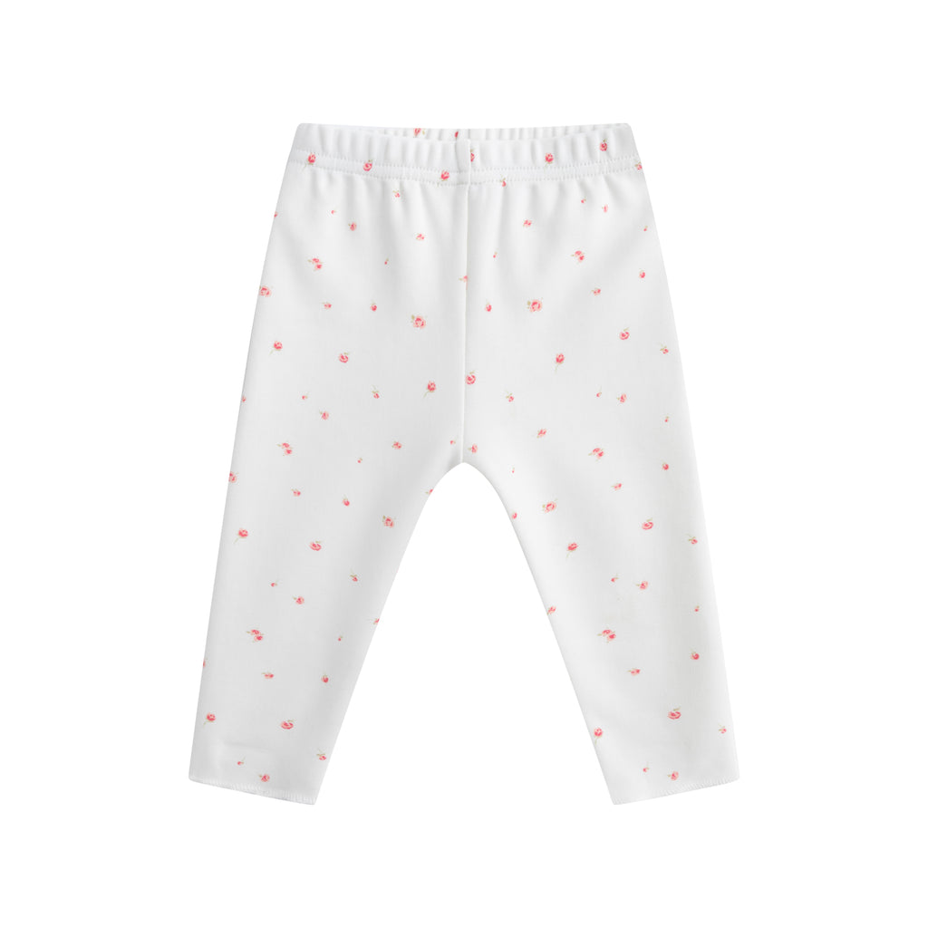 Oubon Girls Rose Pink Floral Two Piece Set And Bonnet