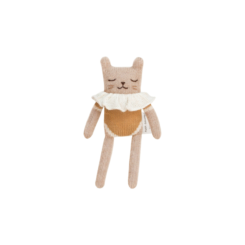 Main Sauvage Kitten Knit Toy - Ochre Bodysuit