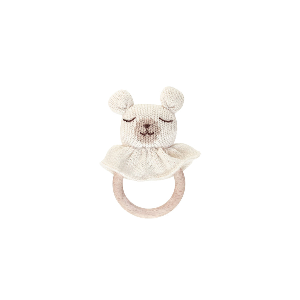 Main Sauvage Polar Bear Teething Ring