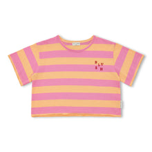 Load image into Gallery viewer, Petit Blush Stripe T-shirt - Cashmere Rose/Peach Cobbler