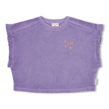Load image into Gallery viewer, Petit Blush Ruffle Towel Top - Chalk Violet