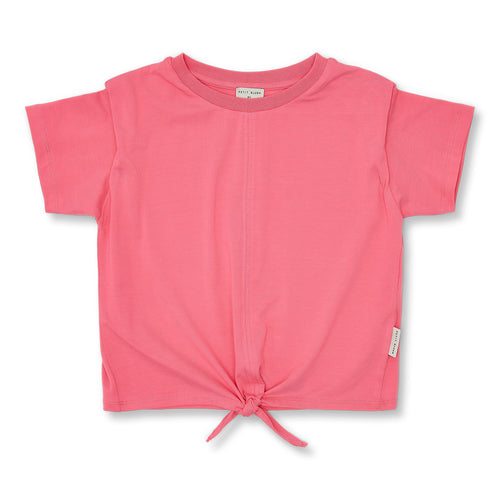 Petit Blush Knotted T-shirt - Pink Lemonade