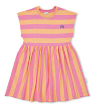 Load image into Gallery viewer, Petit Blush Stripe Dress - Cashmere Rose/Peach Cobbler