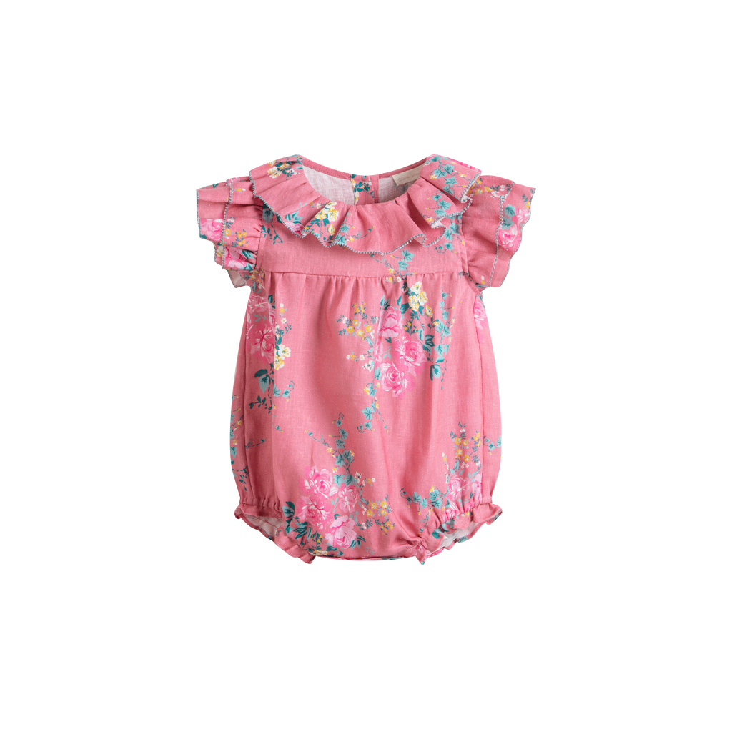 Cera Una Volta Roberta Romper - Pink Flowers