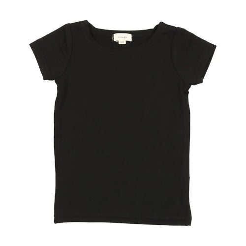 Lil Legs Bamboo Tee Short Sleeve - Black