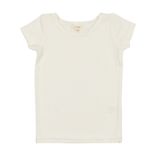 Load image into Gallery viewer, Lil Legs Bamboo Tee Short Sleeve - Off White