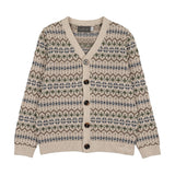 Sweet Threads Cinder Meadow Cardigan - Cream Patterned