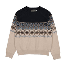 Load image into Gallery viewer, Sweet Threads Mountain Heirloom Crew Sweater - Navy Blue
