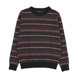 Sweet Threads Everest Pattern Crew Sweater - Printed