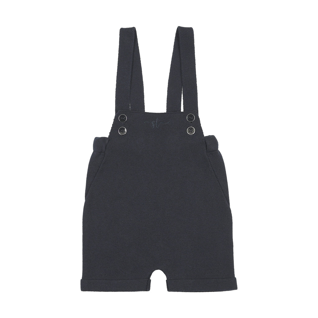 Sweet Threads Harbor Club Romper - Navy Blue