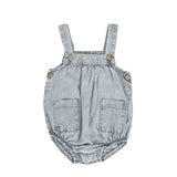 Lil Legs - Boys Romper - Blue Wash