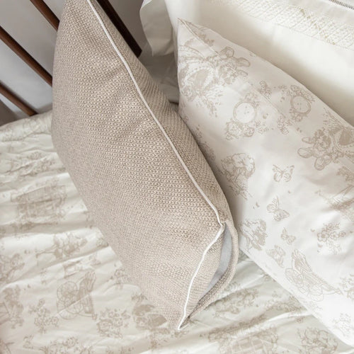 Petite Belle Toile Safra Porter Crib Sheet Set - Taupe