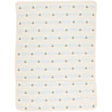 Load image into Gallery viewer, Bebe Organic Atlantic Boat Patchwork Blanket - Blue