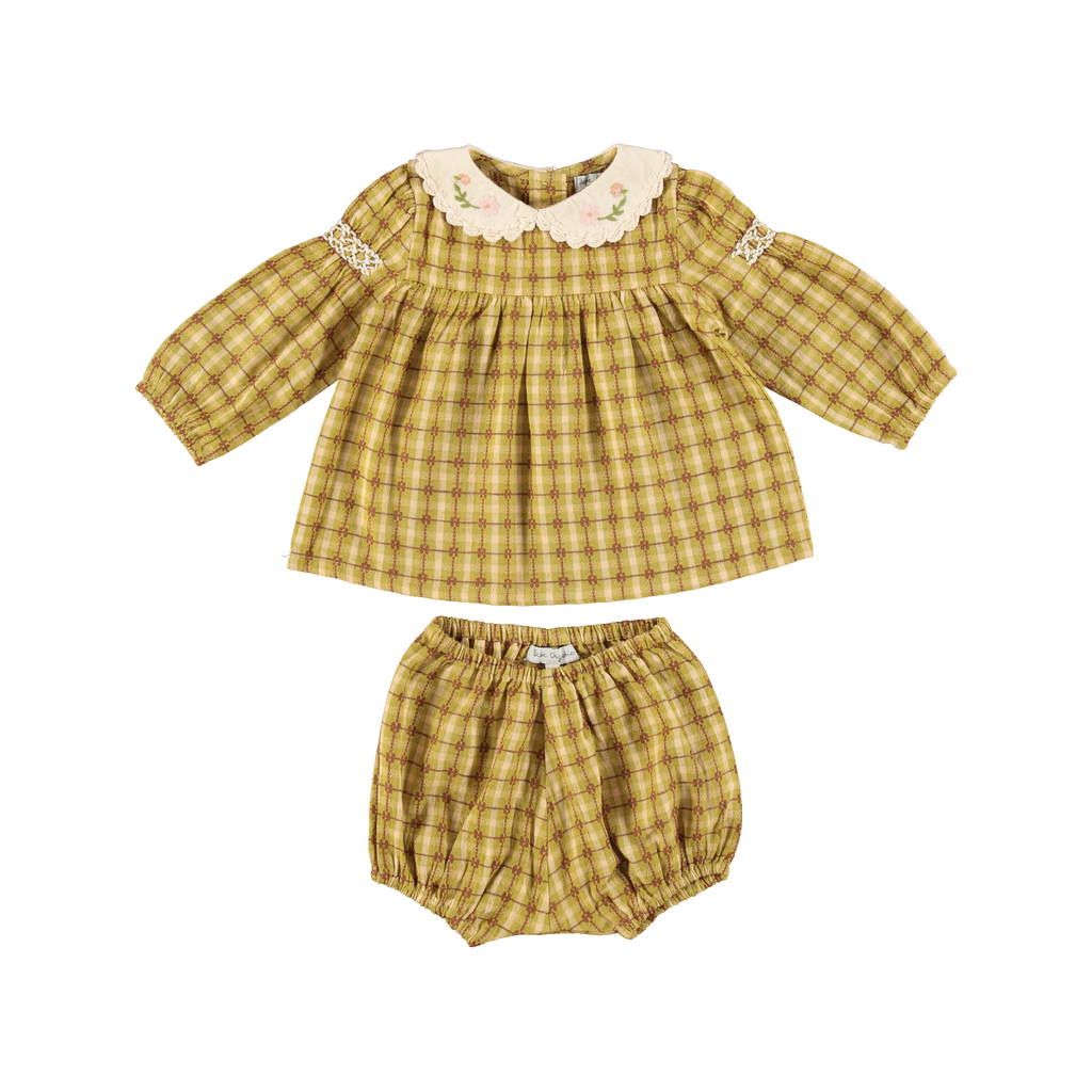 Bebe Organic Saphira Baby Set - Nostalgic Green