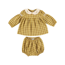 Load image into Gallery viewer, Bebe Organic Saphira Baby Set - Nostalgic Green