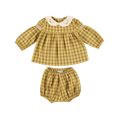 Bebe Organic Saphira Baby Set - Nostalgic Green