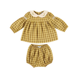 Bebe Organic Saphira Baby Set - Nostalgic Green