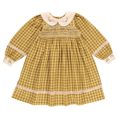 Bebe Organic Saphira Dress - Nostalgic Green