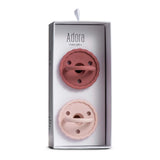 Adora Scalloped Rosewood - Blush Pacifier