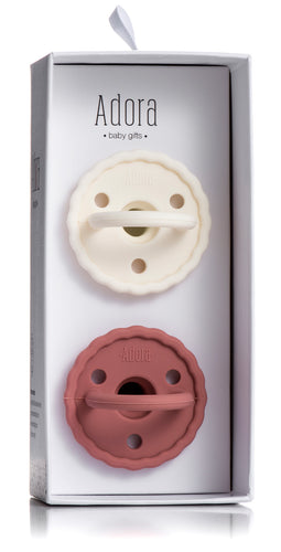 Adora Scalloped Vanilla – Rosewood Pacifier