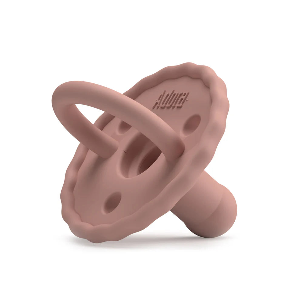 Adora Scalloped Pacifier - Mauve