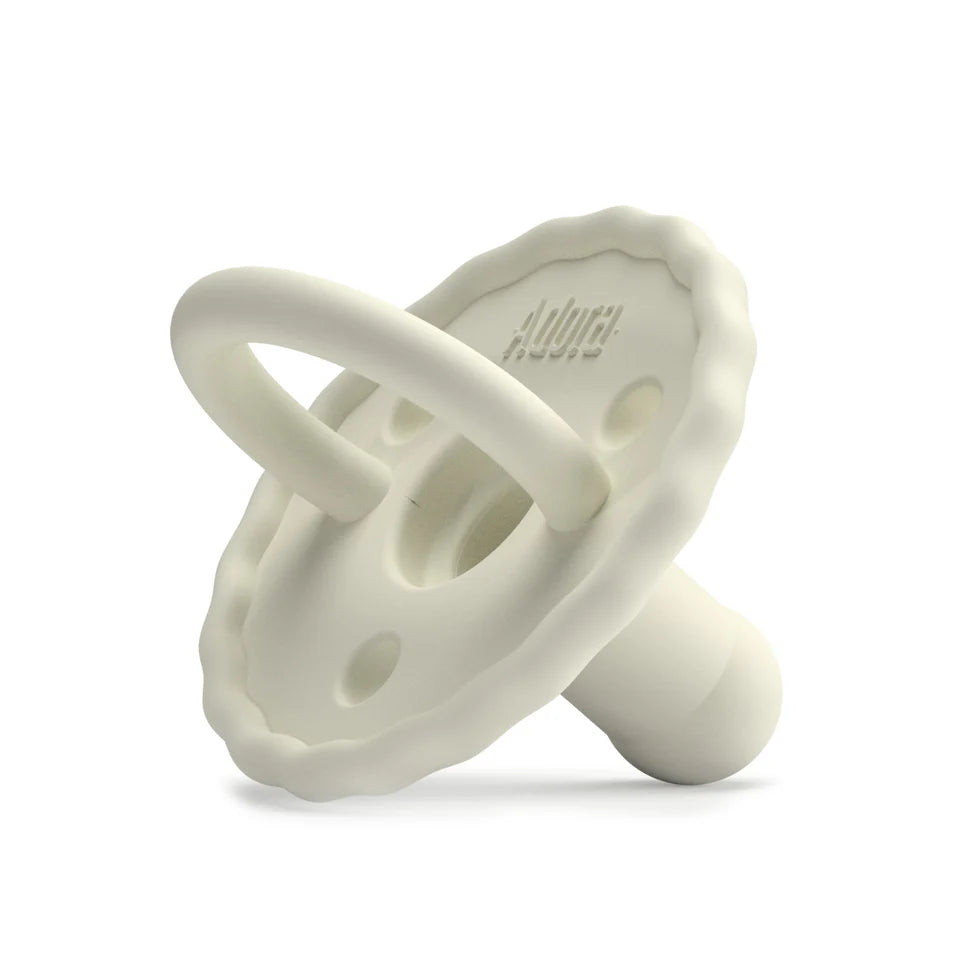 Adora Scalloped Pacifier - Vanilla