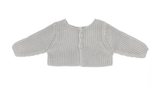 Load image into Gallery viewer, Lilette Chunky Knit Shrug - Dusty Blue