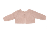 Lilette Chunky Knit Shrug - Dusty Pink