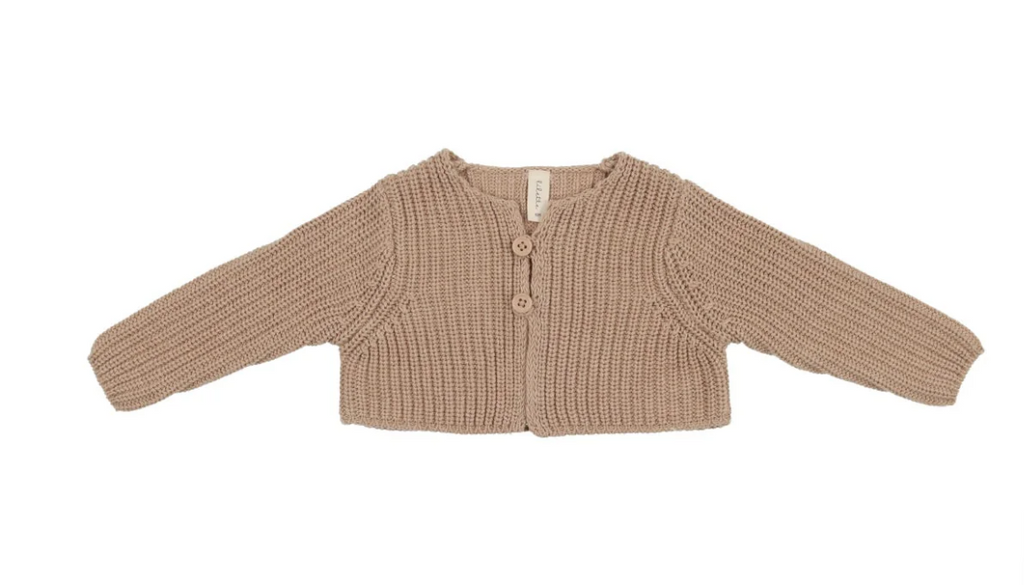 Lilette Chunky Knit Shrug - Taupe