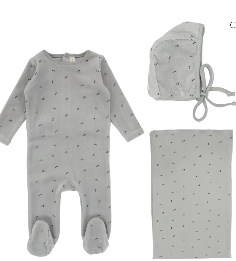 Lilette Swiss Dot Blanket - Powder Blue main image 0