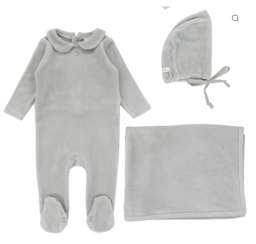 Lilette Dainty Floral Layette Set - Winter White/Floral main image 1