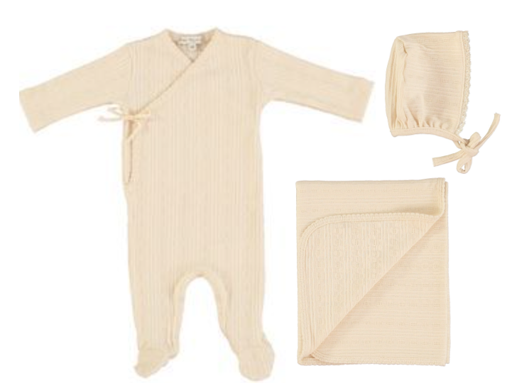 Bebe Organic Bebe Wrap 3PC Set - Natural