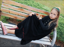 Load image into Gallery viewer, Ann Of Nan Black Velour Maxi Robe