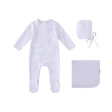 Mini Label Girls All Over Floral Print Layette Set