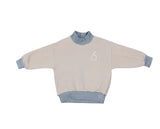 Booso Warm Sweatshirt - Beige Stripes