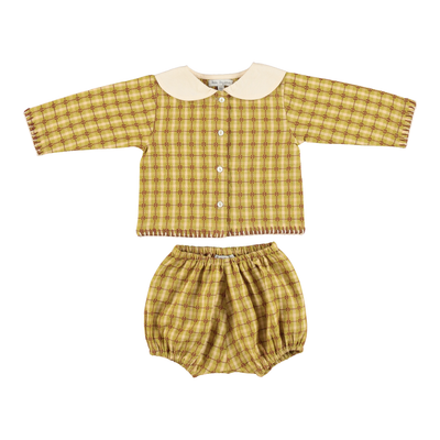 Bebe Organic Sebastian Baby Set - Nostalgic Green