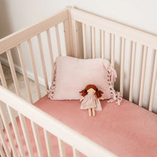 Load image into Gallery viewer, Swaddle Bee Crib Sheet - Dusty Pink