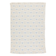 Load image into Gallery viewer, Bebe Organic Shell Blanket - Blue Shell Patchwork