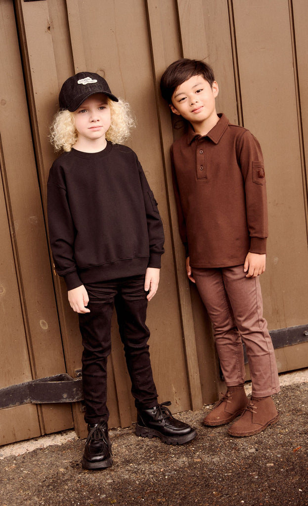 Little Parni Boys Polo (K710) - Brown