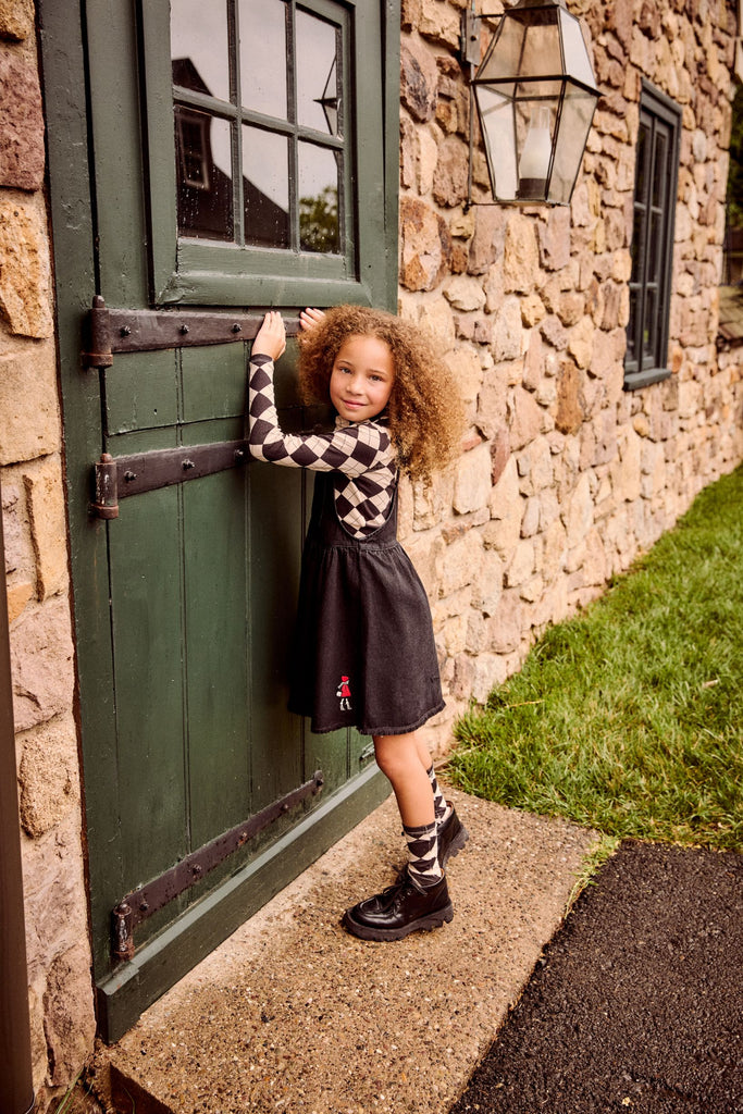 Little Parni Denim Jumper (K701) - Black Denim
