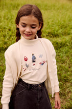 Load image into Gallery viewer, Little Parni Printed Turtleneck (K698) - Ivory