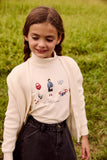 Little Parni Printed Turtleneck (K698) - Ivory