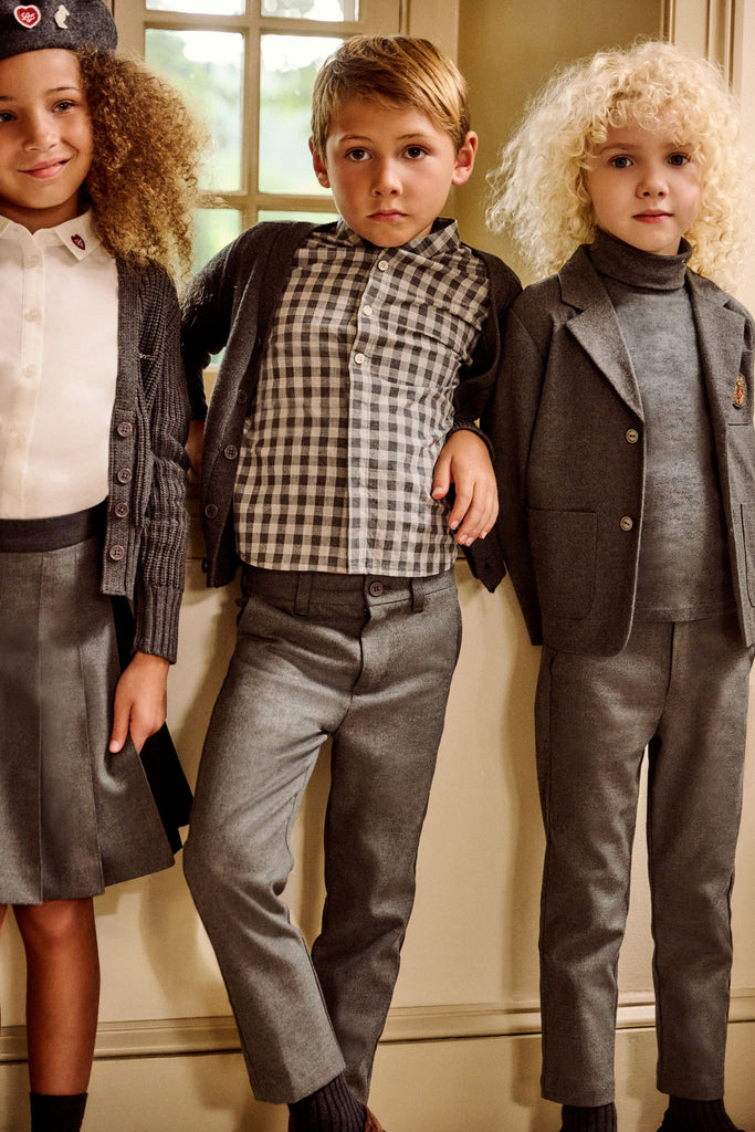 Little Parni Boys Blazer (K675) - Grey