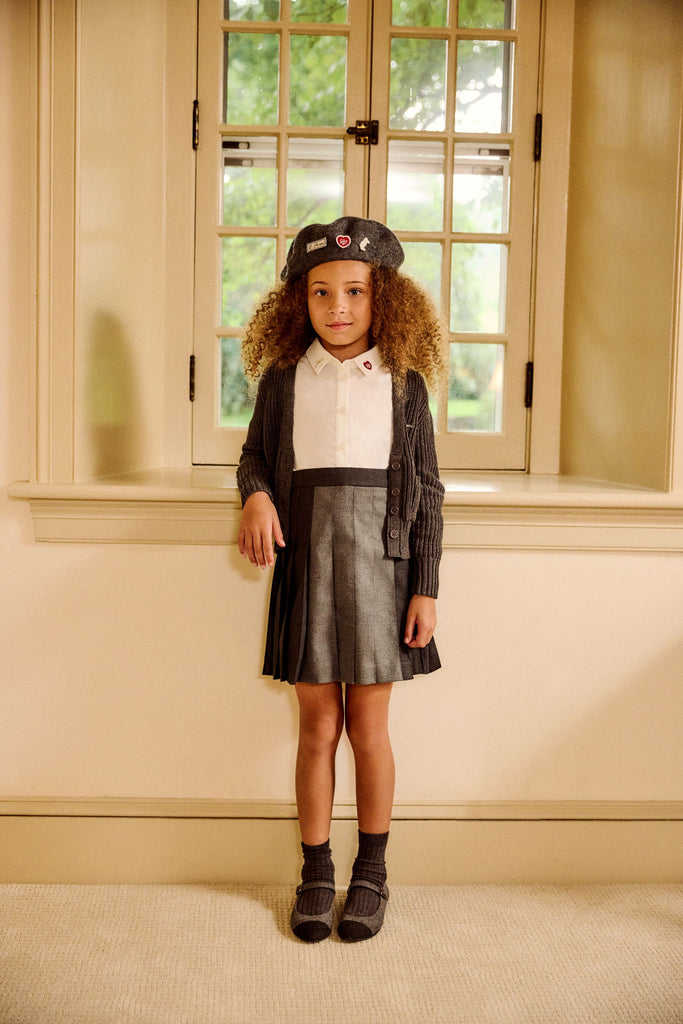 Little Parni Girls Shirt (K686) - White