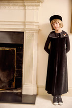 Load image into Gallery viewer, Little Parni Girls Velour Maxi (K692) - Black