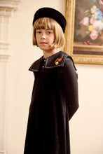 Load image into Gallery viewer, Little Parni Girls Velour Maxi (K692) - Black