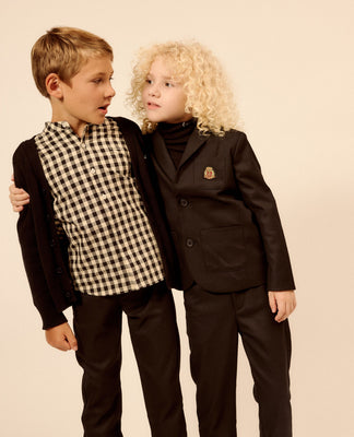Little Parni Boys Pants (K676) - Black